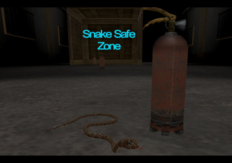 Snake in Warehouse VR